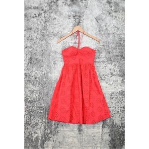 Tibi mini red dress